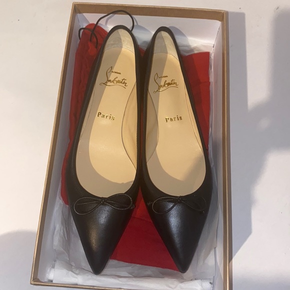 *Auth* Christian Louboutin Hall Flat Napa Flat - Picture 10 of 12